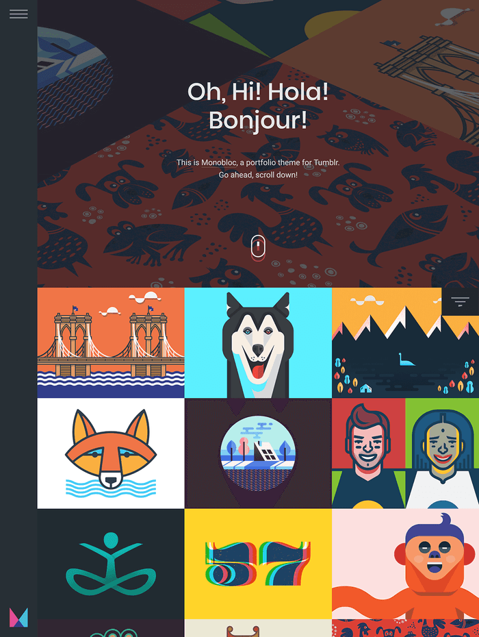 Monobloc - Modern & slick portfolio for creatives.