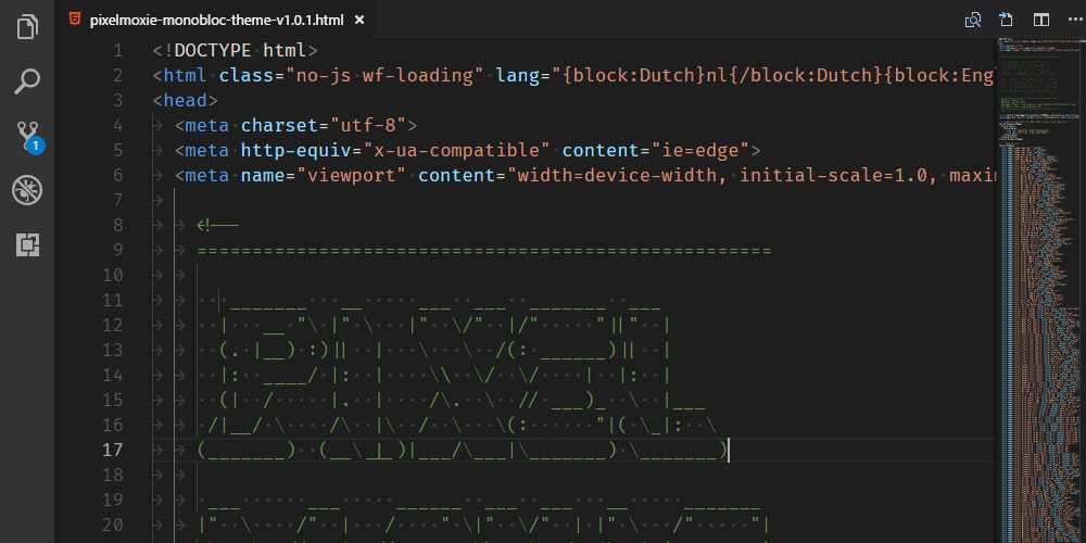 Theme HTML Code in Visual Studio Code